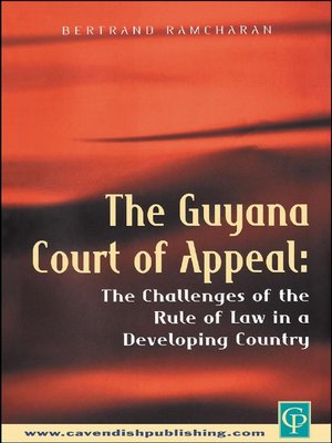 cover image of The Guyana Court of Appeal